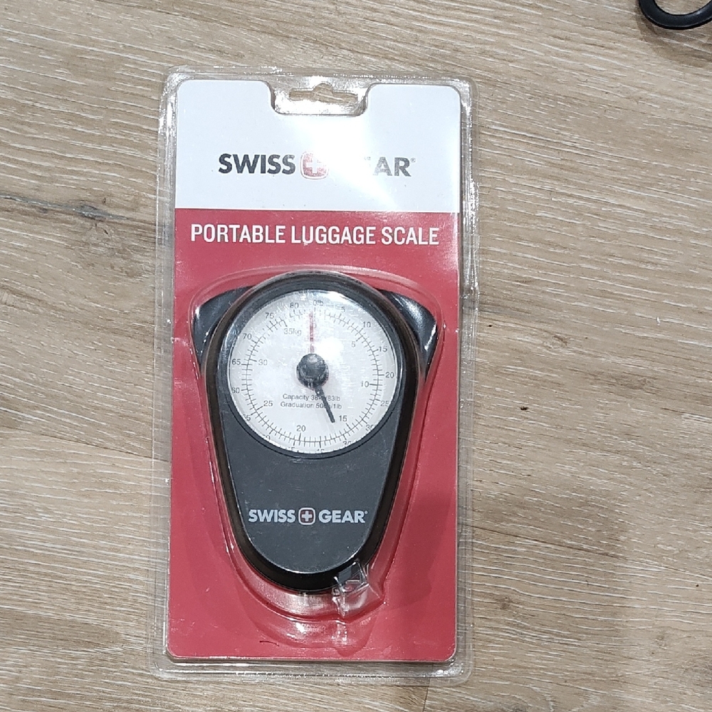 Swiss Gear Black Portable Luggage Scale